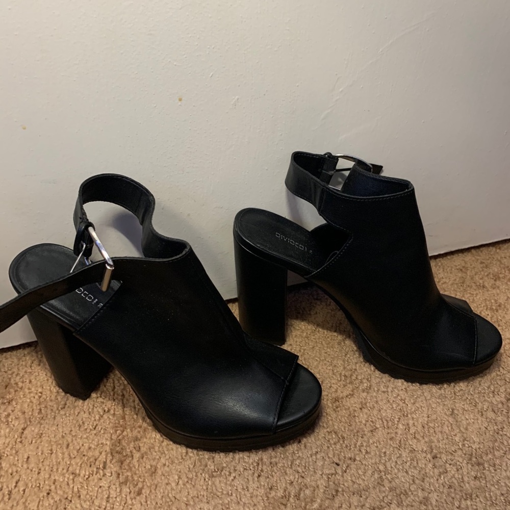 Buckle Peep Toe Booties